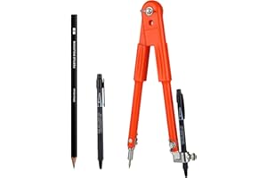 QTLCOHD 12 Inch Professional Compass for Woodworking, Large Compass for Drawing Circles, Carpenters Compass with Pencil, Drawing Compass for Geometry, Drafting, Art, Drawing Circles