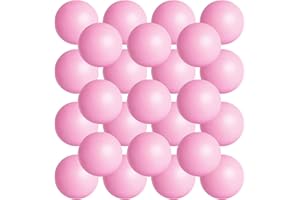 SEEVOR 28 Pcs Balls Table Tennis Balls 40mm Color Plastic Balls Bulk Washable Small Game Balls for Party Decoration Handcrafted Art Carnival Pool Games