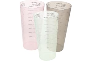 Toyvian 3pcs Laundry Detergent Measuring Cups with Scale Marks for Liquid Fabric Softener and Detergent
