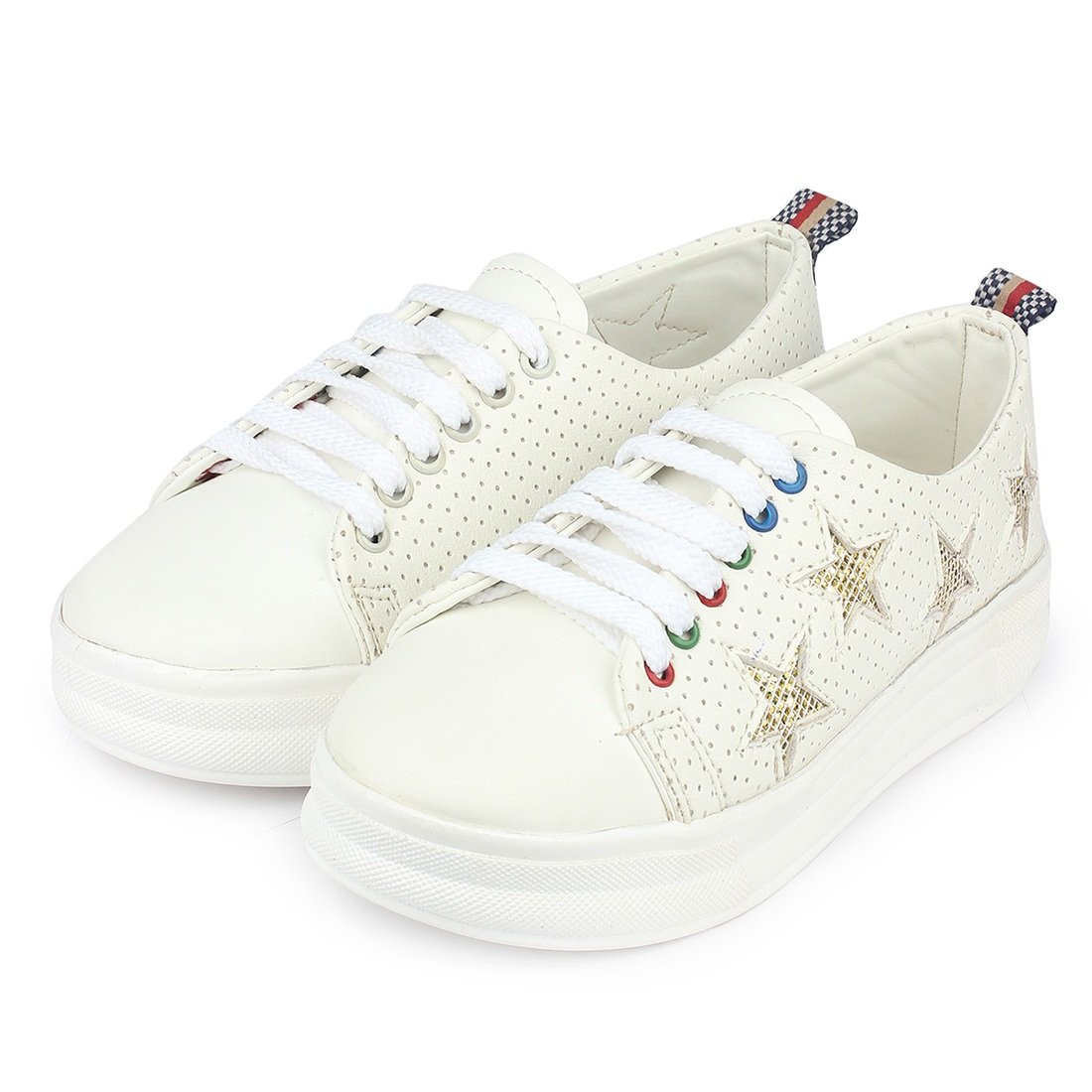 smart white sneakers