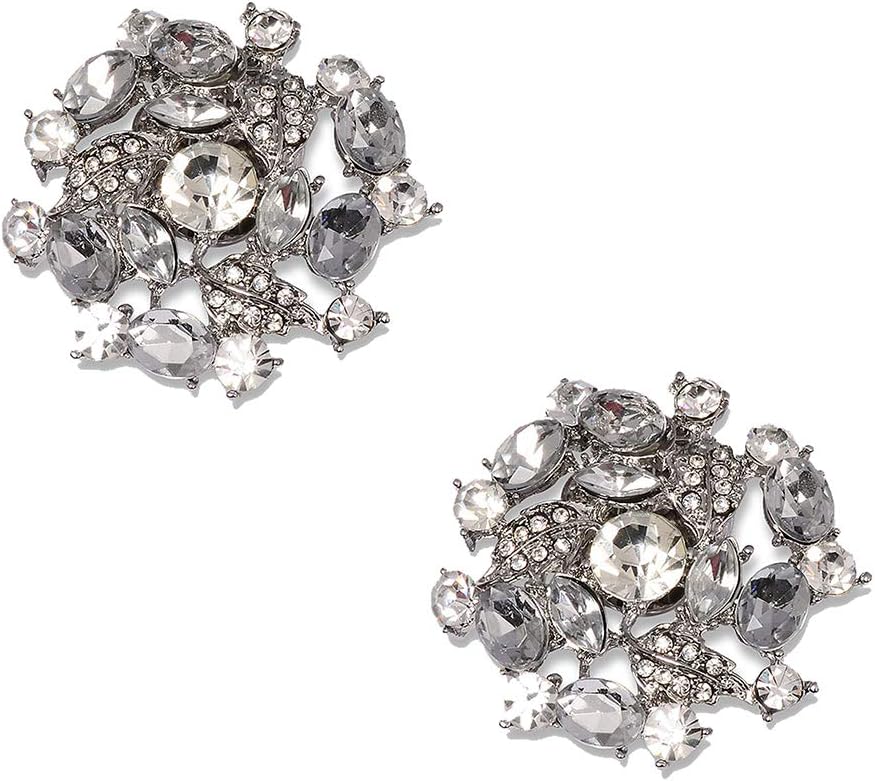 Crystal Rhinestone Bridal Shoe Clips - Juliette