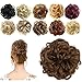 FESHFEN Synthetic Hair Bun Extensions Messy Hair Scrunchies Hair Pieces for Women Hair Donut Updo Ponytail