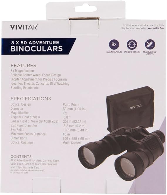 vivitar binoculars 8x50