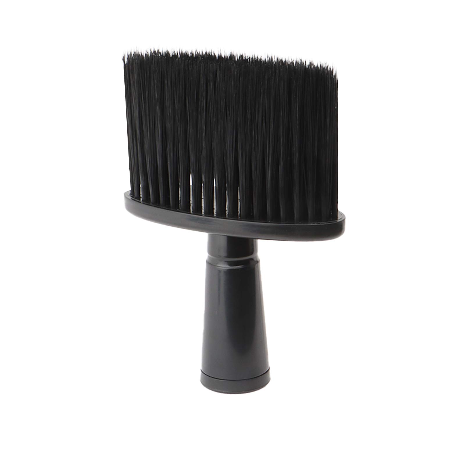 Barber Neck Brush, Hairdresser Plastic Duster Brushes, Soft Hairdressing Cleaning Hairbrush Barber Hair Cutting Hairstyling Tool for Salon, Home (Black)