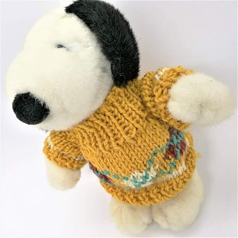 Amazon スヌーピー ぬいぐるみ セーター インテリア 陶器 レトロ アンティーク ビンテージ グッズ Peanuts Snoopy ぬいぐるみ ホビー