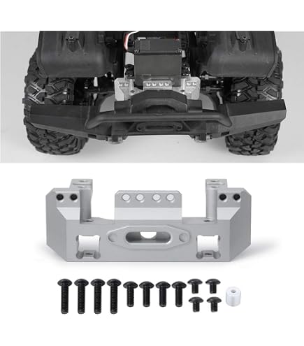 GPM Alu-Differentialsperre Servo-Halterung Für Traxxas TRX-4 & TRX-6 – Rot, Ultra-leicht & Stabil