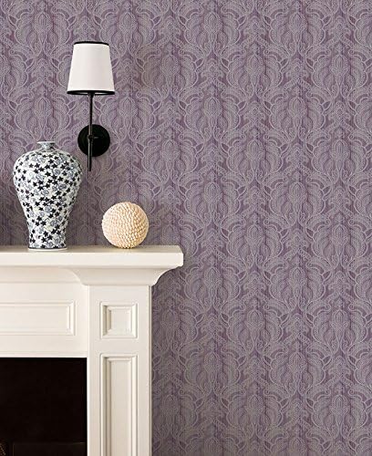 Galerie G34147 Nordic Elements Pretty Damask Wallpaper, Purple, 10m x 53cm, Full roll (10M x 53 cm) - Image 3
