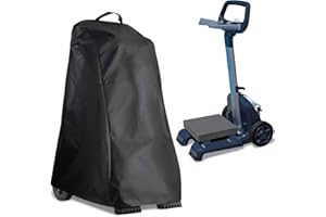 SHAPPY Robotic Pool Cleaner Caddy Cover - Classic Outdoor Waterproof Vacuum Cover - 420D Oxford Cloth Thick Sunray Dust Wind Weather Resistant With Grab Handle for Pool Cleaners