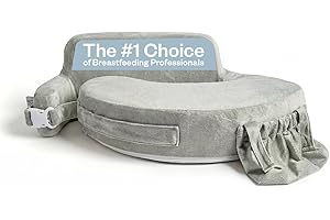 My Brest Friend Super Deluxe Nursing Pillow, Firm Flat Breastfeeding Pillow with Patented Wraparound Support, Back Support, A