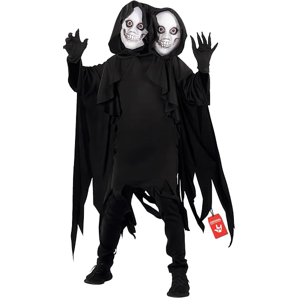 California Costumes Evil Spirit Child Costume - Large Robe With Hood And Mask For Halloween
