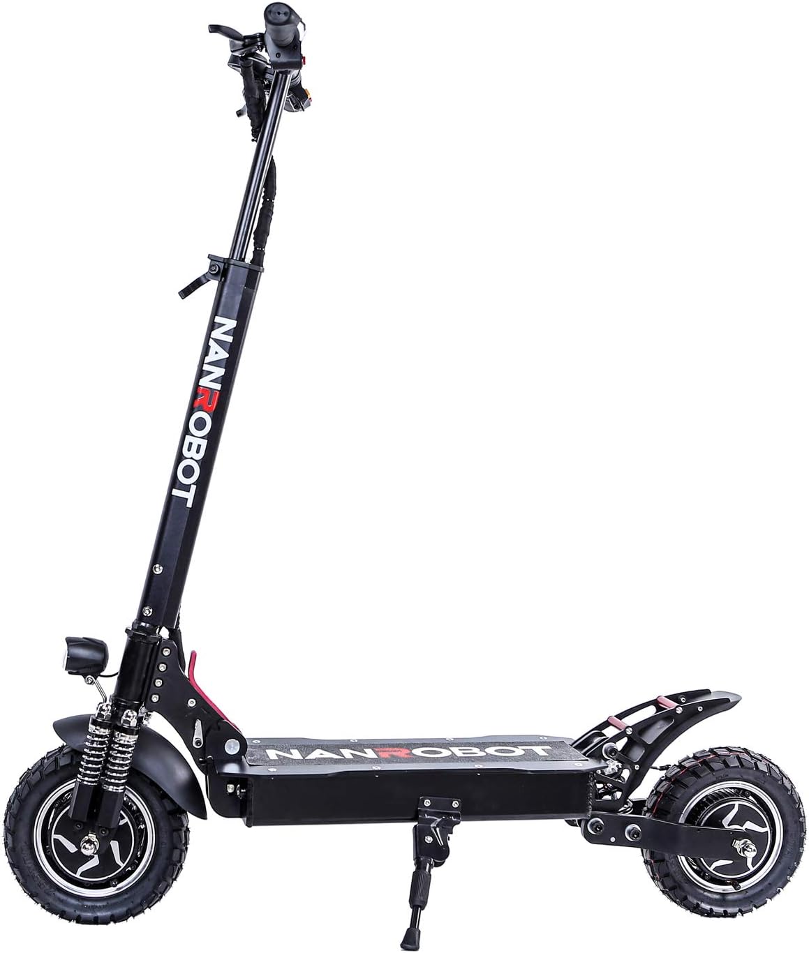 NANROBOT D4+ Electric Scooter -2000W Motor 10" Off-Road Tires Up to 45 Mile & 40 MPH, Foldable Adult Electric Scooter for Commute and Travel