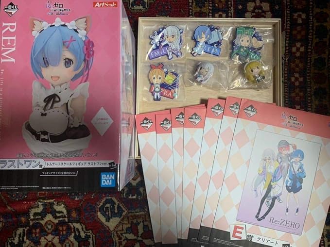 Amazon Co Jp 一番くじ Re ゼロから始める異世界生活 物語は To Be Continued 14点セット ラストワン レム フィギュア リゼロ ホビー 通販