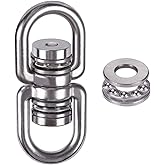 SELEWARE Bearing Swing Swivel, 360° Rotational Device Hanging Accessory for Web Tree Swing, Hammock Chair, Climbing Rope, Aerial Yoga, Kids Swing Swivel,Hold Up to 1200LB