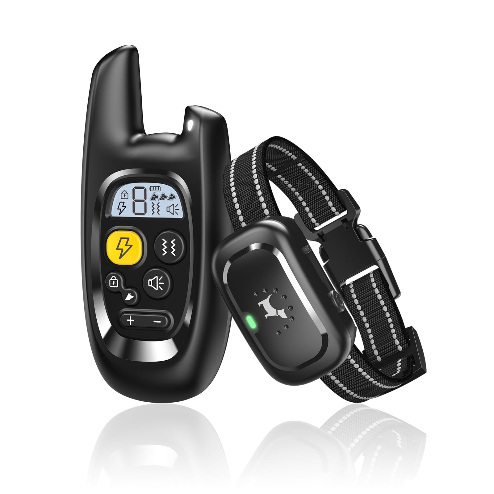 Photo 1 of Dog Shock Collar with Remote Control- Training Collar for Small Medium Large Dogs, Electric Collar for Dogs Training Rechargeable, E Collar with Beep, Vibration & Shock-Lock Keypad