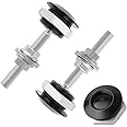 2Packs Hood Pins Kit for Car,Aluminum Alloy Bumper Quick Release Lock Latch Clips for Hood Protection,Diameter 1.01 inch Quick Release Bumper Clips Car Accessories for Car Van RV (Black)