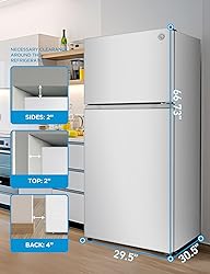 Commercial Cool 18 Cu. Ft. Top Mount Refrigerator