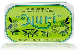 Nuri Whole Mackerel in Olive Oil 125G
