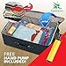 Vacuum Storage Bags - Pack of 8 (4 Large (100x80cm) + 4 Medium (80x60cm)) | ReUsable with free Hand Pump for travel packing
