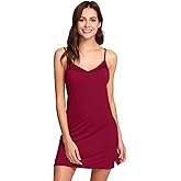 WiWi Slip Dress for Women Bamboo Viscose Spaghetti Strap Lingerie Sexy Cool Nightgowns Soft Sleep Chemise S-4X