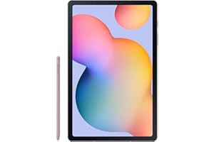 SAMSUNG Galaxy Tab S6 Lite 10.4" 128GB Android Tablet, LCD Screen, S Pen Included, Slim Metal Design, AKG Dual Speakers, 8MP Rear Camera, Long Lasting Battery, US Version, 2022, Chiffon Rose
