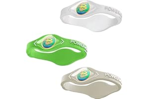 Power Balance the Original Genuine Performance Wristband, Silicone rubber Wristbands Bracelets sports bracelet wristband for men women, power 3 pack bangles, safe Waterproof Lightweight durable, size of M+M+L（M 19.0CM/L 20.5CM)