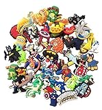 20 Pcs Random Set for Boys Shoe Charms for Croc Shoes & Wristband Bracelet