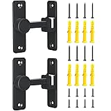 XOOL Barn Door Lock Latch, 90 & 180 Degree Heavy