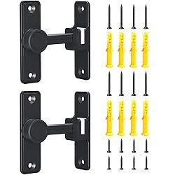 XOOL Barn Door Lock Latch, 90 & 180 Degree Heavy
