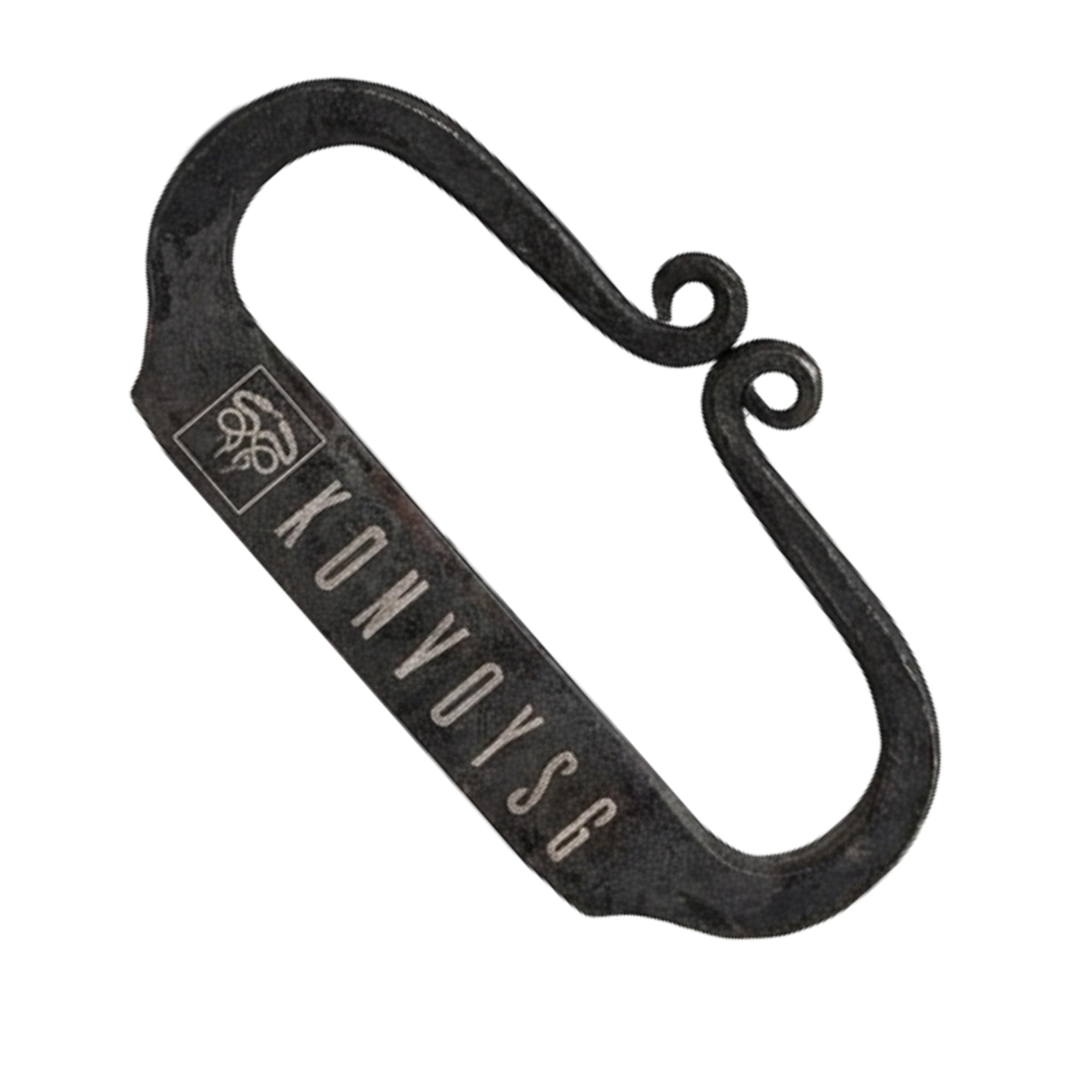 KonvoySG Carbon Steel Fire Striker — Improved 2026 Temper, Hand-Forged, Bushcraft Flint & Steel Fire Starter — Tested for Strength & Flexibility