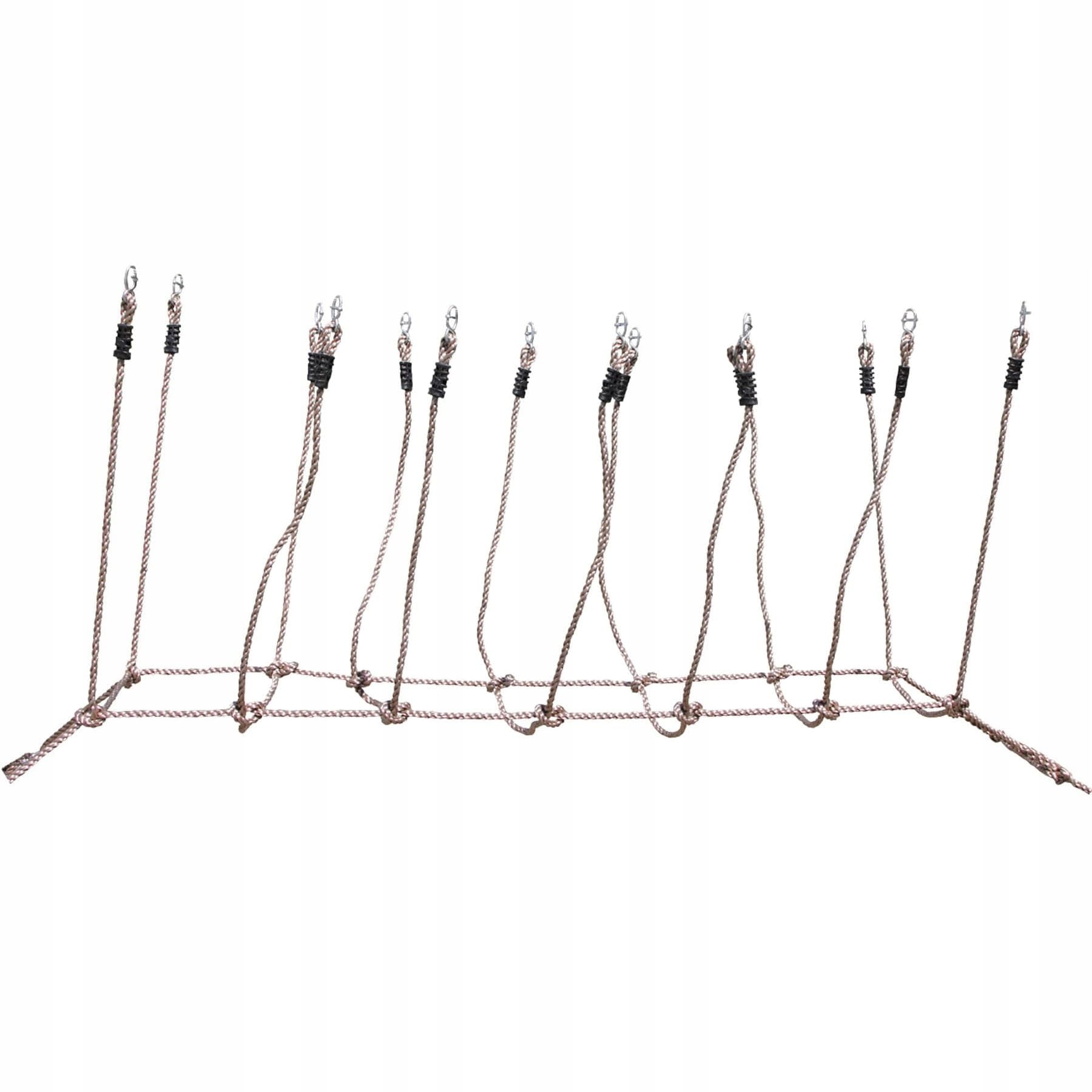 small foot 6998 rope bridge made of safe plastic rope, for tensioning between trees, loadable up to 100 kg