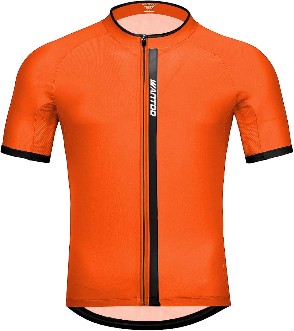 Wantdo Cycling Jersey for Men Short Sleeve Biking Shirt with 3 Rear Pockets: Clothing