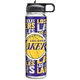 Rico Industries NBA Basketball 22oz Stainless Steel Tumbler with Lid - Great For Coffee, Tea, Water or Cocktails