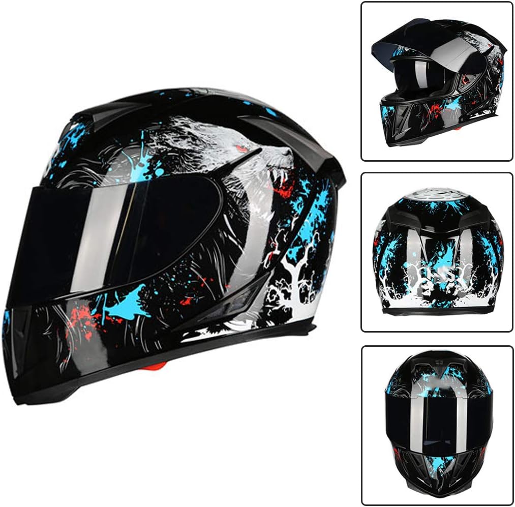 bicycle helmet with full face shield