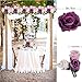 Artiflr Artificial Flowers Rose Bouquet 2 Pack Fake Flowers Silk Plastic Artificial White Roses 18 Heads Bridal Wedding Bouquet for Home Garden Party Wedding Decoration