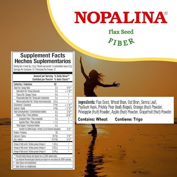 NOPALINA FLAX SEED FIBER 1 LB