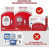 sinocare Safe AQ Blood Glucose Test Strips 100 & Lancing Devices 100 view 3
