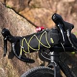 Rhinowalk Bike Front Handlebar Bag 2.4L Waterproof Reflective Straps Black view 7