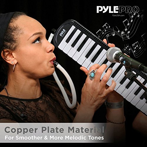 image for Pyle PMLD12BK.5 Melodica - Keyboard Harmonica Instrument
