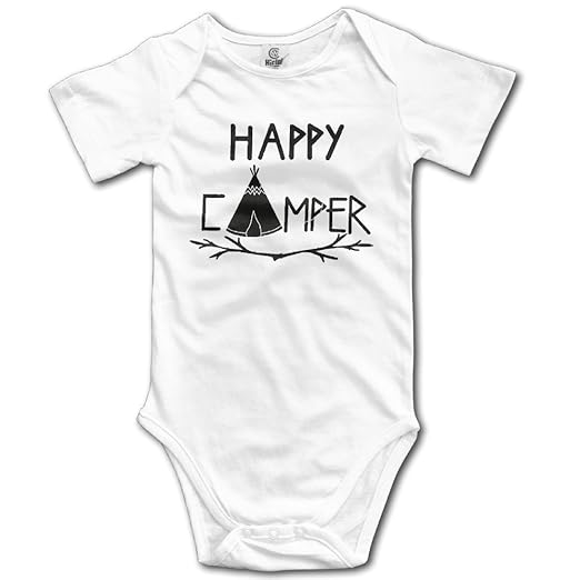 Amazoncom Happy Camper Cute Baby Onesie Cotton Cute Baby Clothes Amazoncom Happy Camper Cute Baby Onesie Cotton Cute Baby Clothes