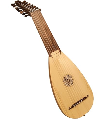 Amazon.com: Guitarra de laúd, 6 cuerdas, jaspeado, engranajes