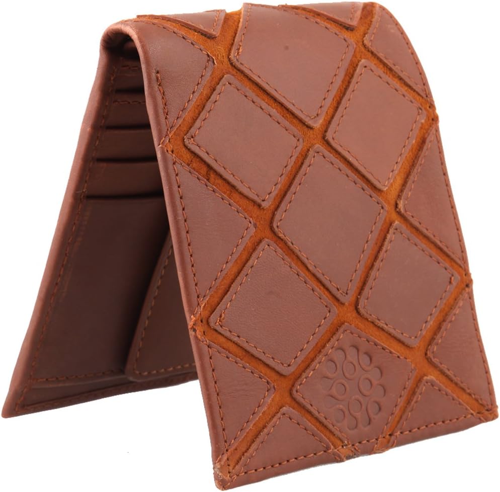Dalmore Tan Men's Bi-Fold Wallet (Crab Villa TAN)