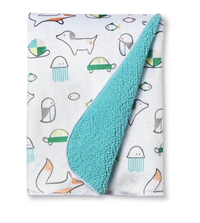 plush velboa baby blanket cloud island