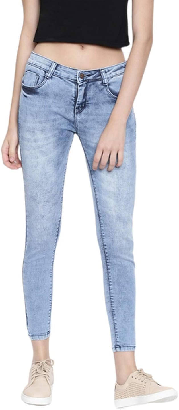 Buy ZHEIA Women's Carrot Skinny Jeans at Amazon.in