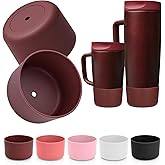 Mity rain 2PCS Protective Boot for Owala SmoothSip Slider with Handle 12 oz & 24 oz, Tumbler Silicone Boot Travel Mug Accessories,Anti-Slip, Noise-Reducing,Prevents Scratches