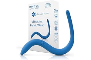 INTIMATE ROSE IntimateRose Vibrating Pelvic Wand for Pelvic Muscle Pain Relief - Pelvic Physical Therapy Vibration - BPA-Free, Latex-Free, for Men & Women (Vibration)