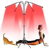 Red Light Therapy for Body Face with Stand,Infrared Light Therapy Lamp,660nm Red Light and Near Infrared 850nm for Back Pain & Muscle Recovery