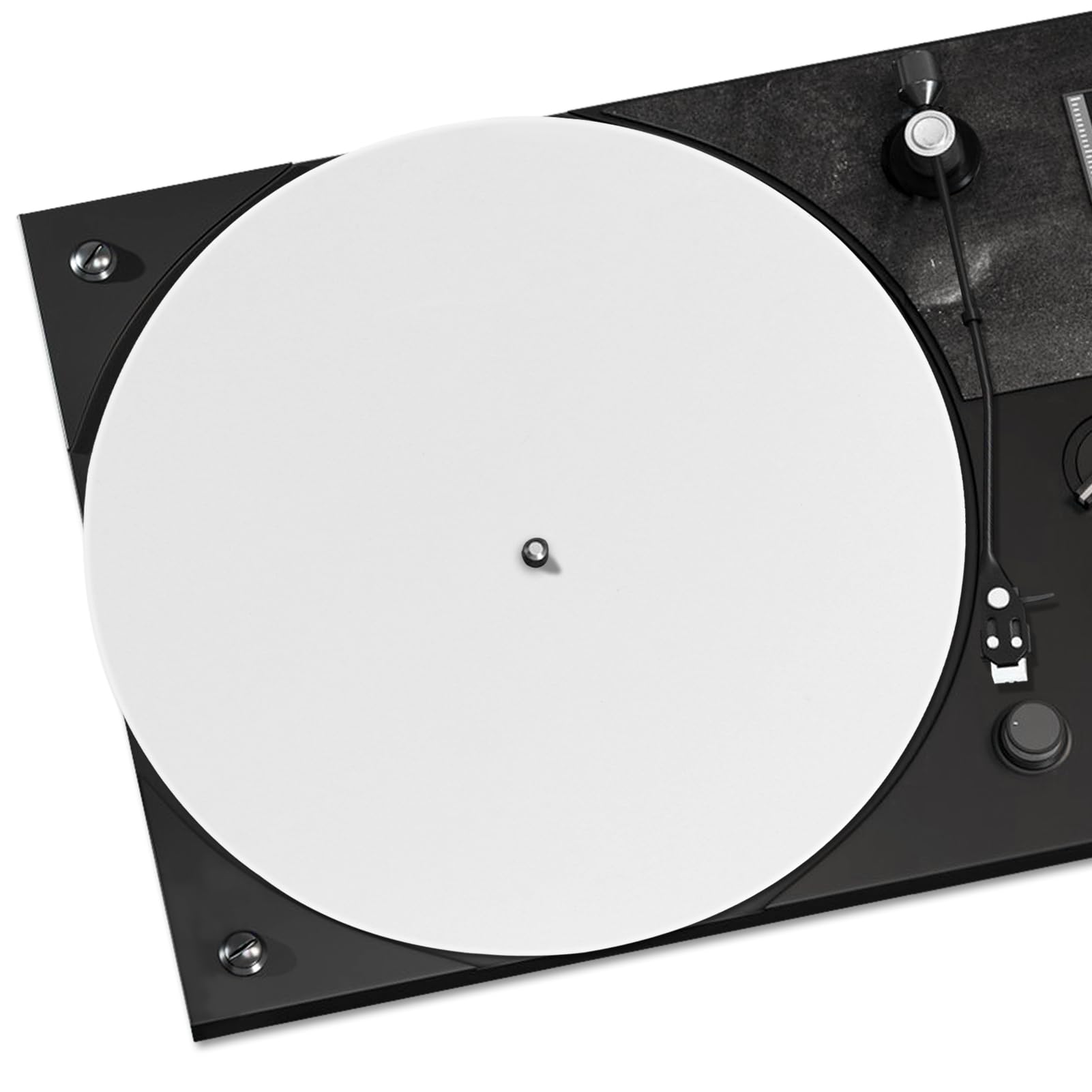 Photo 1 of 12-Inch Acrylic Turntable Mat for Vinyl Players - Antistatic, Reduces Noise, Boosts Sound | Fits Most 12" Turntables | Tighter Bass for Vintage Enthusiasts & Daily Use