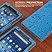 MoKo Case for Fire 7 2015 - Slim Folding Cover for Amazon Fire Tablet (7 inch Display - 5th Generation, 2015 Release Only), Cutie Charm BLUE