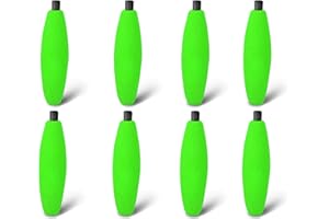 SEAOWL Peg Floats for Catfish Crappie,Foam Cigar Slip Fishing Corks Bobbers for Santee Rig