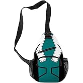 HANDAFA Anime My Hero Single Shoulder Bag Manga Sling Bag Cosplay Daypack(Midoriya Izuku)